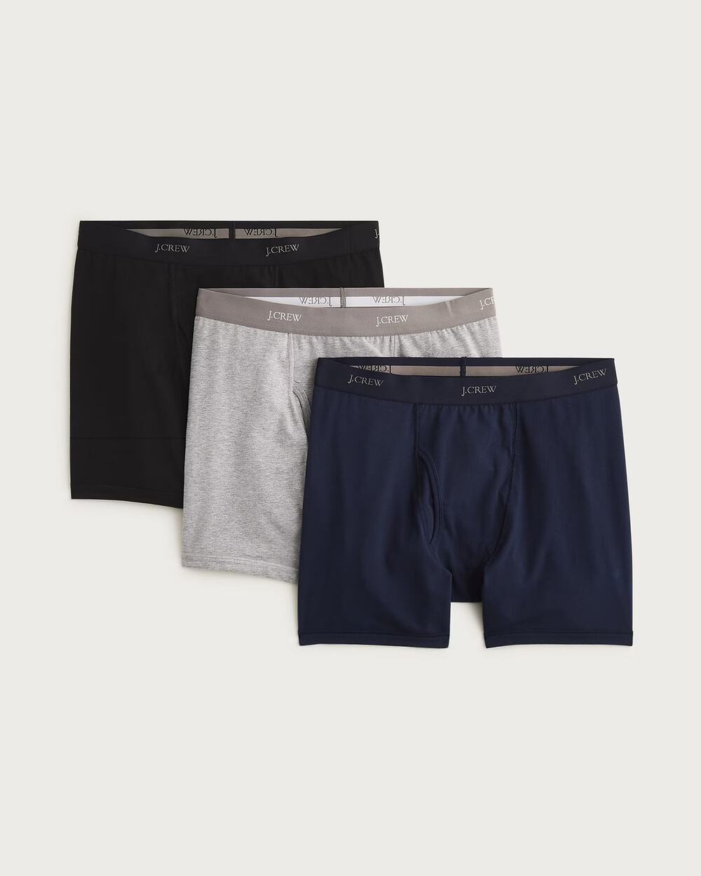 NIB J Crew Stretch 4'' Boxer Briefs Three-Pack Size Small